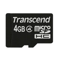 Card de Memorie Transcend microSDHC Class 4, 4GB (TS4GUSDC4)