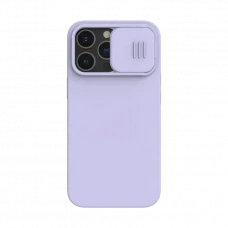 Husă Nillkin iPhone 13 Pro, CamShield Silky Silicone, Misty Purple