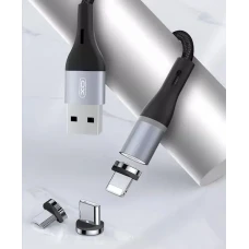 Cablu încărcare și sincronizare XO NB125, USB Type-A/Lightning, 1m, Negru