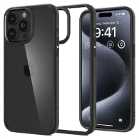 Чехол Spigen iPhone 15 Pro Ultra Hybrid, Матовый черный
