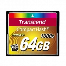Карта памяти Transcend CompactFlash 1000, 64Гб (TS64GCF1000)