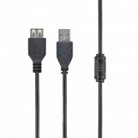 Adaptor USB Gembird CCF-USB2-AMAF-15, USB Type-A (F)/USB Type-A (M), 4,5m, Negru