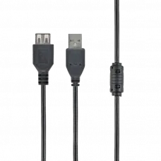 Adaptor USB Gembird CCF-USB2-AMAF-15, USB Type-A (F)/USB Type-A (M), 4,5m, Negru