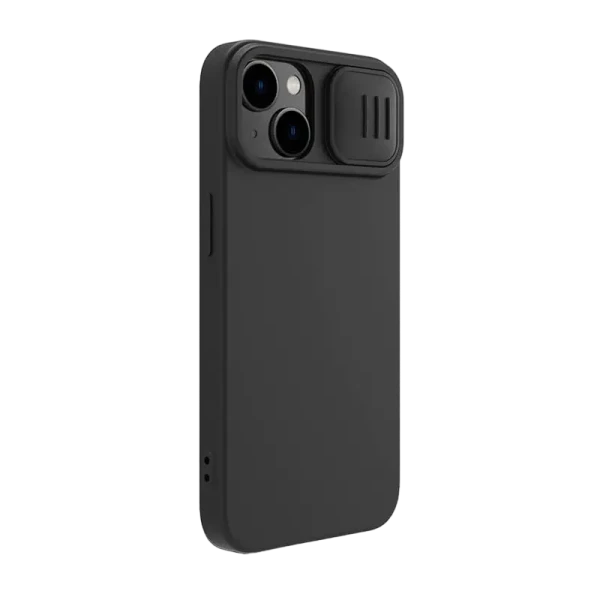 Чехол Nillkin iPhone 14 Plus, CamShield Silky Silicone, Чёрный