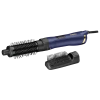 Фен-щётка BaByliss Midnight Luxe AS84PE, 800 Вт, Синий