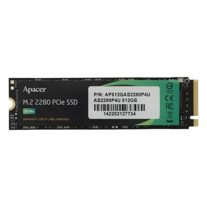 Накопитель SSD Apacer AS2280P4U, 512Гб, AP512GAS2280P4U-1