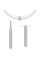 Cablu Video Moshi Mini DisplayPort to DisplayPort Cable, 1,5m, Alb