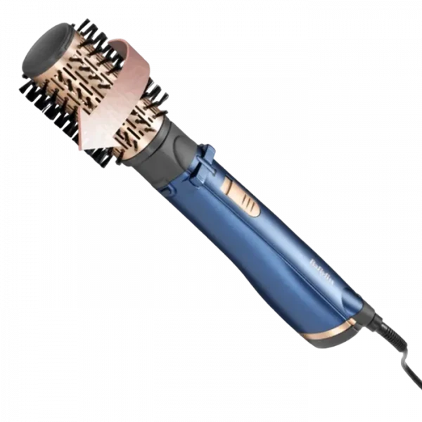 Uscător de păr-perie BaByliss AS966ROE, 1000W, Albastru