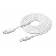 Cable de date Cellularline Power Cable, Lightning/USB Type-C, 3m, Alb