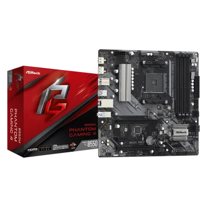 Placă de bază ASRock B550M PHANTOM GAMING 4, AM4, AMD B550, Micro-ATX