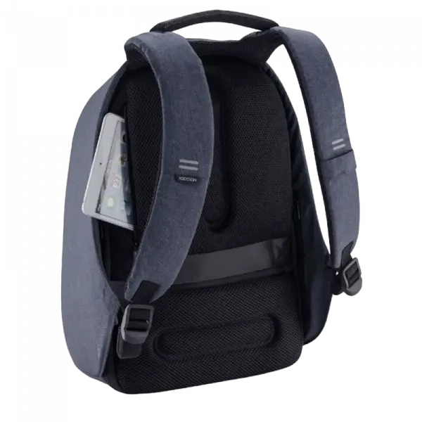 Rucsac pentru Laptop Bobby Hero Regular, 15.6, Piele artificială, Albastru închis