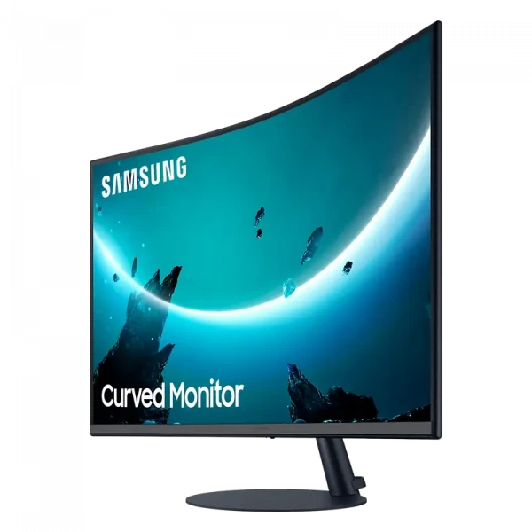Монитор Samsung C27T550FDI / 27 дюймов / VA 1920x1080 FHD / Чёрный