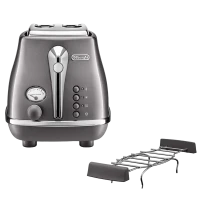 Toaster DeLonghi CTOT 2103 GY, Icona Metallics