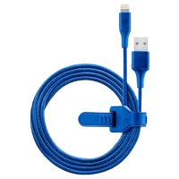 Cablu încărcare și sincronizare Cellularline Satellite MFI, USB Type-A/Lightning, 1m, Albastru