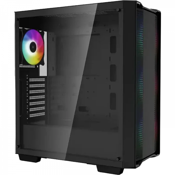 Carcasă PC Deepcool CC560 ARGB, Midi-Tower, ATX PS2 , Negru
