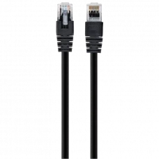 Patch cord Cablexpert PP6U-0.5M/BK, Cat6 UTP, 0,5m, Negru