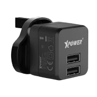 Încărcător Xpower Charger, 2USB, 2.4A, Negru
