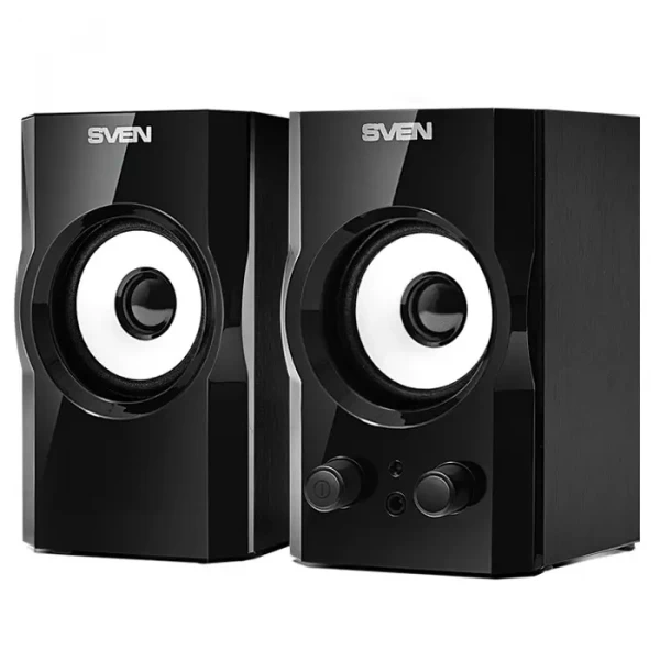 Компьютерные колонки 2.0 SVEN SPS-605, Чёрный