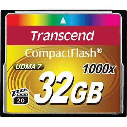Карта памяти Transcend CompactFlash 1000, 32Гб (TS32GCF1000)