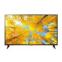 Телевизор LG 55UQ75006LF, 55, LED, 4K, Smart TV, Черный