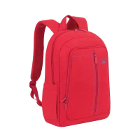 Рюкзак для ноутбука RivaCase Canvas, 15.6, Полиэстер, Красный