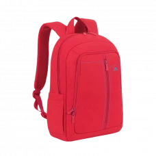 Rucsac pentru Laptop RivaCase Canvas, 15.6, Poliester, Roșu