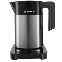 Fierbător electric Bosch TWK7203, Oțel Inoxidabil | Negru