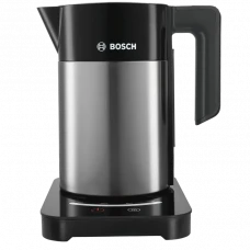 Fierbător electric Bosch TWK7203, Oțel Inoxidabil | Negru