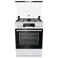 Plită pe gaz Gorenje Extra Steam KS6350WF, Alb