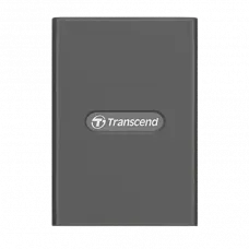 Cititor de carduri Transcend TS-RDE2, USB Type-C, USB Type-A, Gri