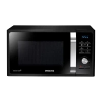 Cuptor cu microunde Samsung MS23F302TAK/UA, Negru