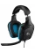 Căști gaming Logitech G432, Cu fir, Negru/Albastru
