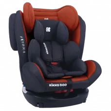 Scaun auto 3-în-1 Kikka Boo 4 Safe ISOFIX, Grupa 0+/1/2/3 (0-36 kg), Portocaliu