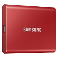 Внешний портативный SSD-накопитель Samsung Portable SSD T7, 2 TB, Красный (MU-PC2T0R/WW)