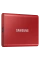 SSD portabil extern Samsung Portable SSD T7, 2 TB, Roșu (MU-PC2T0R/WW)