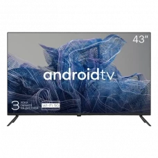 43 LED SMART TV KIVI 43U740NB, 3840x2160 4K UHD, Android TV, Negru