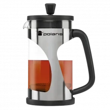 Cafetiera French Press Polaris Enigma-600FP, 0,6L, Negru | Inox
