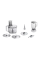 Robot de bucătărie Bosch MCM3200W, Alb