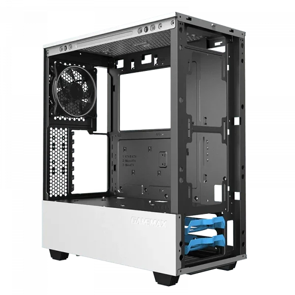 Компьютерный корпус Gamemax Paladin T801 WT, Midi-Tower, Без блока питания, Белый