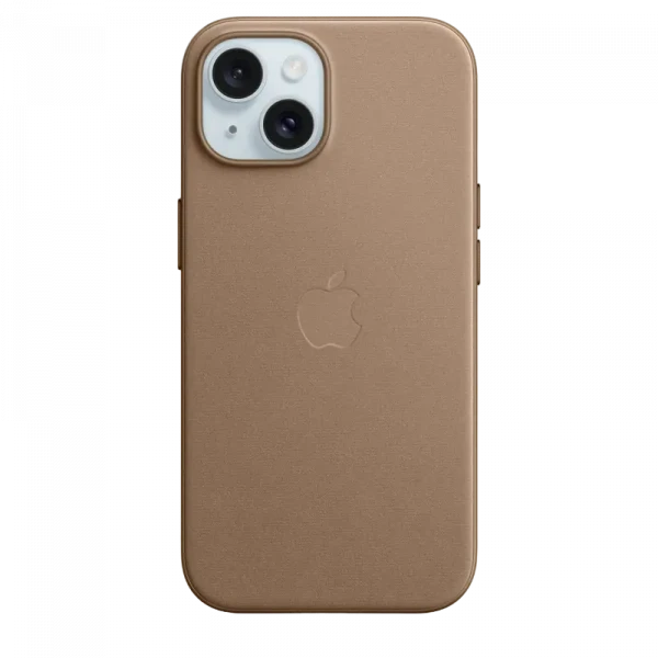 Husă Apple iPhone 15 FineWoven Case with MagSafe, Taupe
