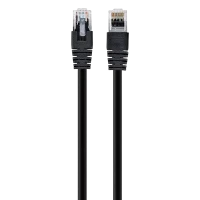 Патч-корд Cablexpert PP12-1M/BK, CAT5e UTP, 1м, Чёрный
