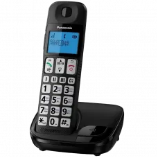Telefon DECT Panasonic KX-TGE110, Negru