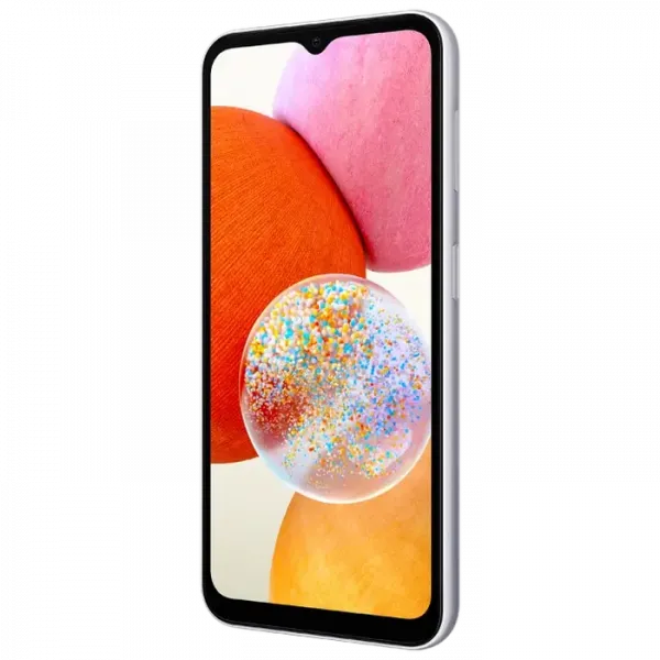 Смартфон Samsung Galaxy A14, 4Гб/64Гб, Серебристый