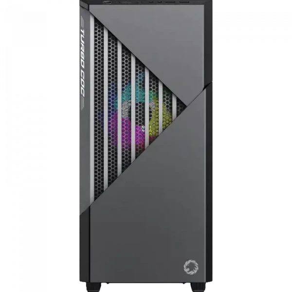 Компьютерный корпус Gamemax Contac COC, Midi-Tower, Без блока питания, Черный/Серый