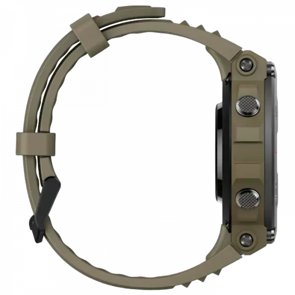 Ceas inteligent Xiaomi Amazfit T-Rex 2, 47mm, Wild Green