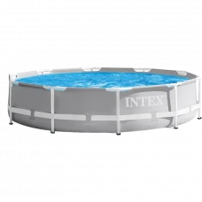 Piscină cu cadru metalic Intex, 12706L, Gri, 26720