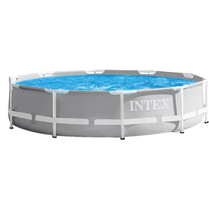 Piscină cu cadru metalic Intex, 12706L, Gri, 26720