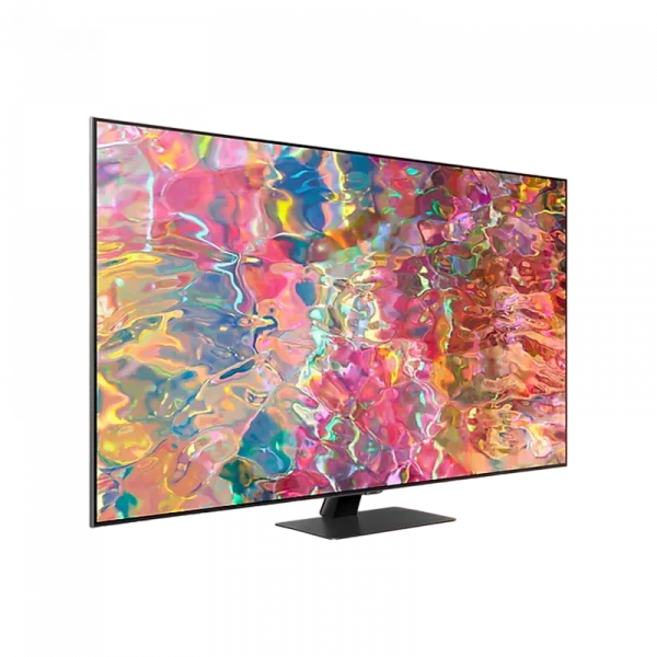 75 QLED SMART Телевизор Samsung QE75Q80BAUXUA, 3840x2160 4K UHD, Tizen, Чёрный