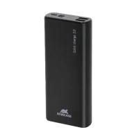 Acumulator extern RivaCase VA1074, 20000mAh, Negru