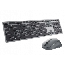 Set Tastatură + Mouse DELL KM7321W, Fără fir, Gri